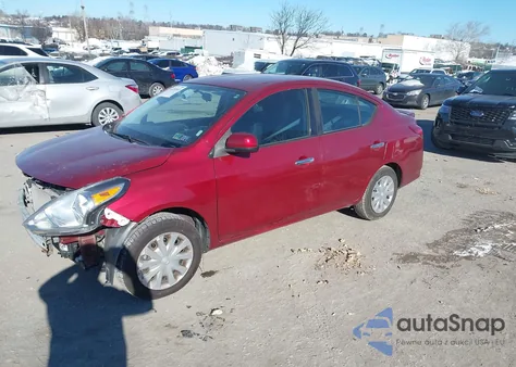 2019 Nissan Versa 1.6 Sv z USA, uszkodzony, nr VIN 3N1CN7AP7KL850588